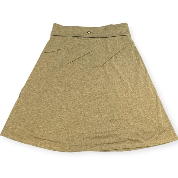 PRANA Women’s Heather Green Daphne Wool Blend A-Line Skirt Size Medium - Picture 3 of 5